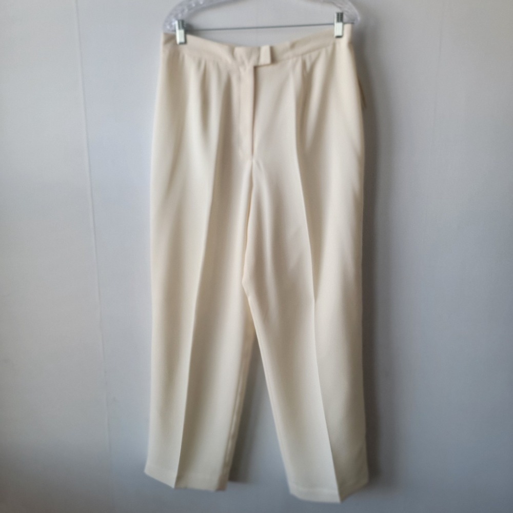 Amanda smith women's wide‎ leg pant size 16W fully lined Work Career Preppy